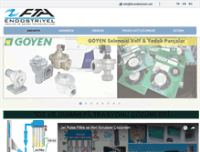 Tablet Screenshot of fta-endustriyel.com